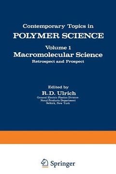 portada Macromolecular Science: Retrospect and Prospect (in English)