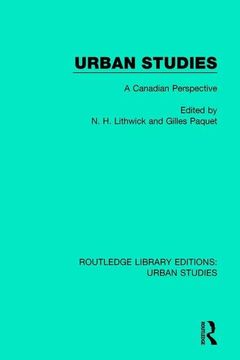 portada Urban Studies: A Canadian Perspective (en Inglés)