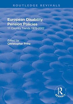 portada European Disability Pension Policies: 11 Country Trends 1970-2002 (en Inglés)