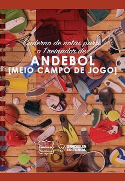 portada Caderno de notas para o Treinador de Andebol (Medio campo de jogo) (en Inglés)