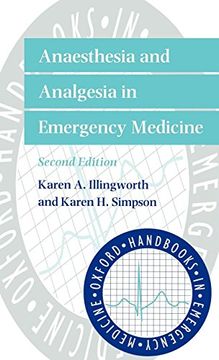 portada Anaesthesia and Analgesia in Emergency Medicine (Oxford Handbooks in Emergency Medicine) (en Inglés)