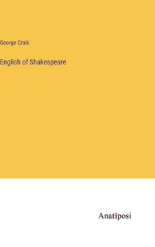 portada English of Shakespeare (en Inglés)