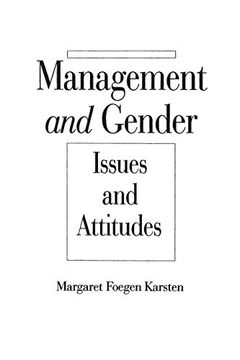 portada Management and Gender: Issues and Attitudes (en Inglés)
