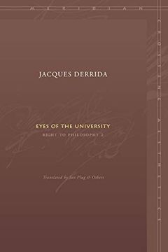 portada Eyes of the University: Right to Philosophy 2 (Meridian: Crossing Aesthetics) (en Inglés)