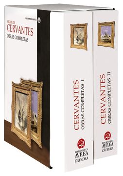 portada Estuche Obras completas Cervantes Vols. I y II (in Spanish)