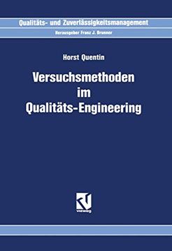 portada Versuchsmethoden Im Qualitäts-Engineering (en Alemán)