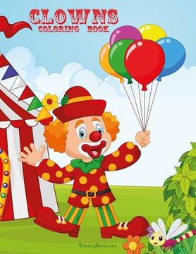 portada Clowns Coloring Book 2 (en Inglés)