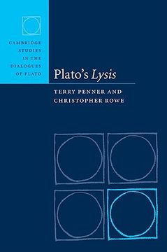 portada Plato's Lysis (Cambridge Studies in the Dialogues of Plato) (in English)