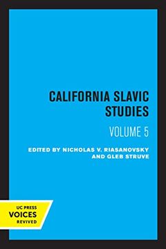 portada California Slavic Studies, Volume v (en Inglés)