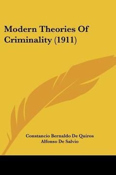 portada modern theories of criminality (1911)