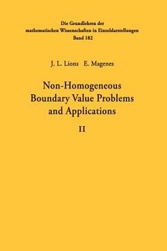 portada non-homogeneous boundary value problems and applications: volume ii (en Inglés)