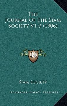 portada the journal of the siam society v1-3 (1906)