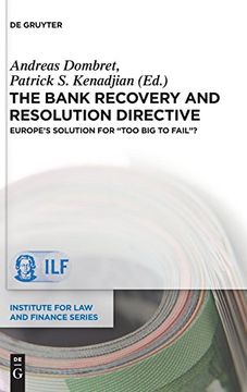 portada The Bank Recovery and Resolution Directive (Institute for law and Finance Series) 