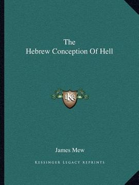 portada the hebrew conception of hell (en Inglés)