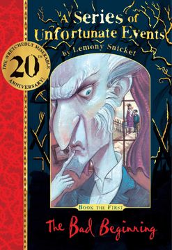 portada The bad Beginning 20Th Anniversary Gift Edition: A Gorgeous Hardback Copy With red Reading Ribbon (a Series of Unfortunate Events) (in English)