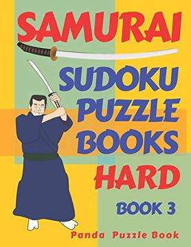 portada Samurai Sudoku Puzzle Books Hard - Book 3: Sudoku Variations Puzzle Books - Brain Games for Adults (en Inglés)