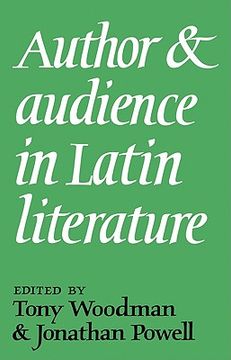 portada Author and Audience in Latin Literature (en Inglés)