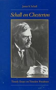 portada schall on chesterton: timely essays on timeless paradoxes (in English)