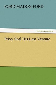 portada privy seal his last venture (en Inglés)