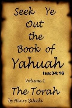 portada Seek Ye Out The Book Of Yahuah volume 1 Torah (en Inglés)