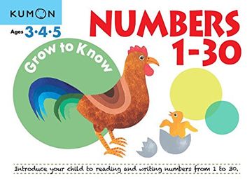 portada Grow to Know: Numbers 1-30 (Grow to Know Workbooks) (en Inglés)