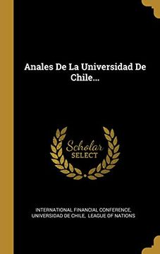 portada Anales de la Universidad de Chile. (in Spanish)