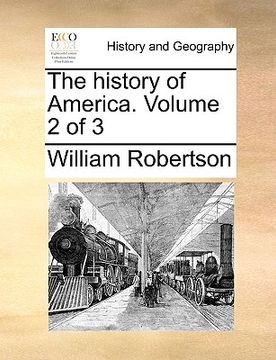portada the history of america. volume 2 of 3