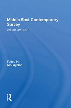 portada Middle East Contemporary Survey, Volume xv: 1991: Volume xv: 1991: (en Inglés)