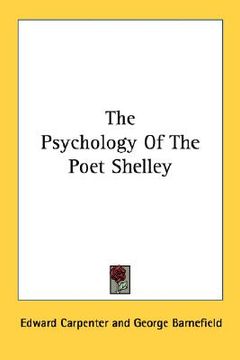 portada the psychology of the poet shelley