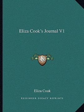 portada eliza cook's journal v1 (in English)