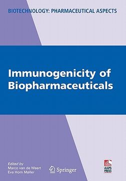 portada immunogenicity of biopharmaceuticals (en Inglés)