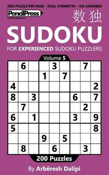portada Sudoku Book for Experienced Puzzlers: 200 Puzzles (Volume 5) (en Inglés)