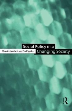 portada social policy in a changing society (en Inglés)