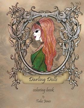 portada Darling Dolls Coloring Book (en Inglés)