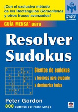 portada Guía Mensa Para Resolver Sudokus