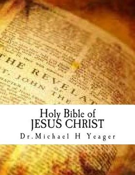 portada Holy Bible of JESUS CHRIST (en Inglés)