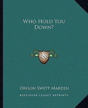 portada who hold you down? (en Inglés)