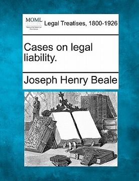 portada cases on legal liability. (en Inglés)