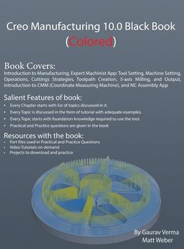 portada Creo Manufacturing 10.0 Black Book: (Colored)