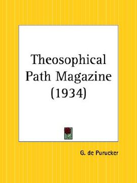 portada theosophical path magazine, january to december 1934 (in English)