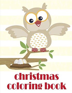 portada Christmas Coloring Book: Easy and Funny Animal Images (Cute Animal Sport) 
