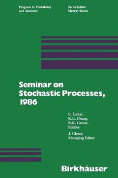 portada Seminar on Stochastic Processes, 1986 (en Inglés)
