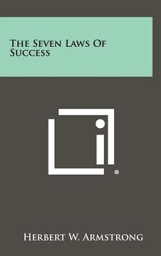 portada the seven laws of success (in English)