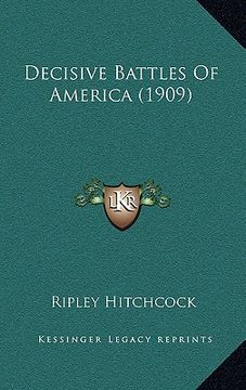portada decisive battles of america (1909) (in English)