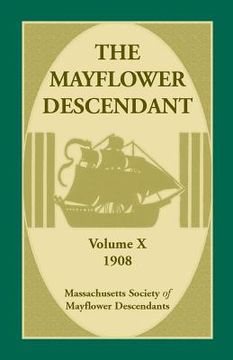 portada The Mayflower Descendant, Volume 10, 1908 (in English)