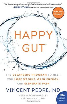 portada Happy Gut: The Cleansing Program to Help You Lose Weight, Gain Energy, and Eliminate Pain (en Inglés)