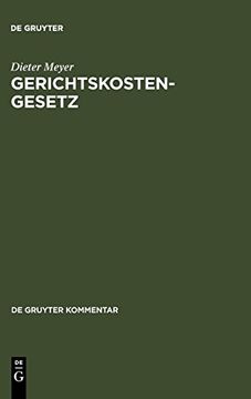 portada Gerichtskostengesetz: Kommentar (en Alemán)