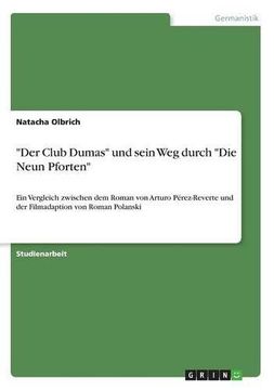 portada "Der Club Dumas" und sein Weg durch "Die Neun Pforten"