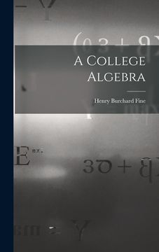 portada A College Algebra (in English)