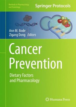 portada Cancer Prevention: Dietary Factors and Pharmacology (Methods in Pharmacology and Toxicology)